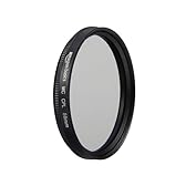Amazon Basics 58 mm Filtro di Protezione Polarizzatore Circolare per Colori più Intensi, Riduzione dei Riflessi e dei Bagliori, Multistrato, Protegge da Polvere, Sporcizia e Graffi