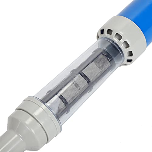 Qini Aspirador de pó – Escova portátil para limpeza de piscina com limpador de sucção de piscina com