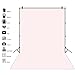 Renaiss 3x5ft Light Pink Backdrop for Photoshoot Portrait Solid Color Chromakey Monochrome Gentle Pale Pink Screen Photography Background Baby Shower Wedding Birthday Party Decors Photo Booth Props