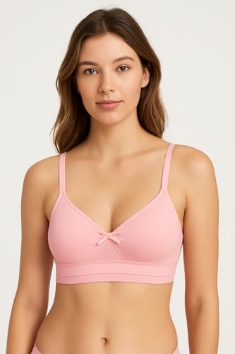 Image of Viola's Secret 6 Pack of Color Print T-Shirt Bras B Cup C Cup and D Cup
