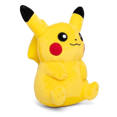 Image of Mirada Pokemon Pikachu Soft Plush Toy - 30cm | Official Licensed Stuffed for Kids, Boys & Girls | Super Soft Cuddly Character Toy for Fans | Ideal for Birthday Gifts /Christmas /Diwali