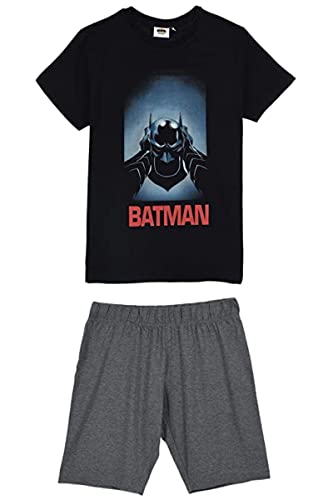 DC. Mens Adults Comics Batman Pyjama Sets (X-Large, Black)
