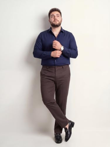 Image of Men Plus Size Chino Pants | Casual Chinos for Men