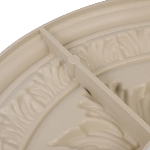 Medallón de techo de PU SHINEOFI blanco ornamental y resistente para comercio 5