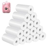 Thermopapier für Kinderkamera 15 Rollen Thermopapier für Kinder Sofortbildkameras 57mm x 25mm x 7m Thermorollen,Nachfülldruckpapier für Kinder Sofortbildkameras Mobiler Mini Fotodrucker Paper
