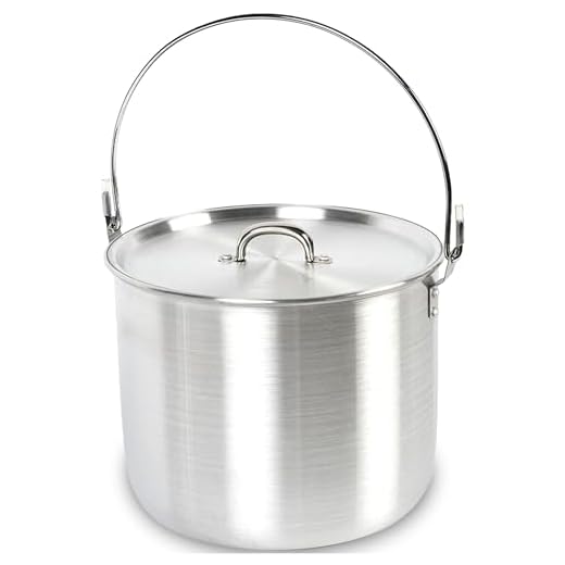 AceCamp Tribal Pot Aluminum Cooking Pot with Folding Handle (4 Liter)