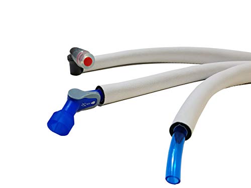 Hydration Pack Insulated Drink Tube Hose Cover Sleeve (White, 43)