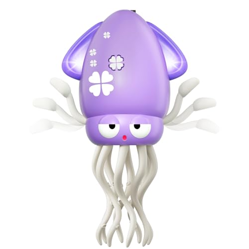 Image of Dancing Squid Baby Toy, Tummy Time Toys, Rechargeable Crawling Octopus Toys with Music and Light for 3-6 6-12 12-18 36 Months 1 Year Old Learning Walking Toddle Boy Girl 1st Birthday Valentines Gifts