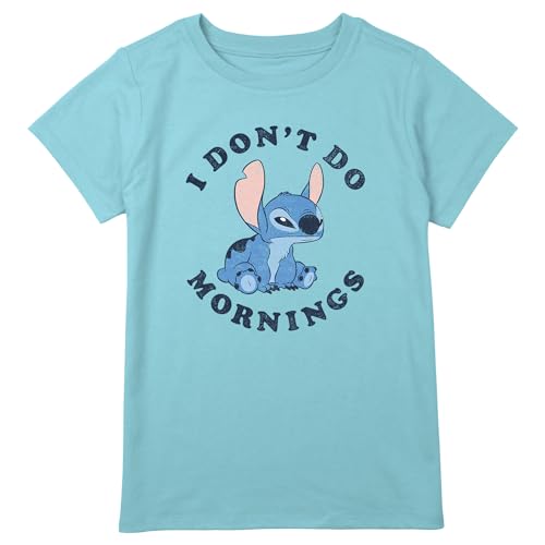 Disney Plus Size Lilo Stitch Mornings Girls Short Sleeve Tee Shirt