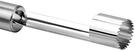 Harlington Group Apple Corer Profession Healthy Eating Sharp Serrated Edged Stainless Steel Kitchen Tool Home Utensil Silver Fruit Pear Core Remover 22cm