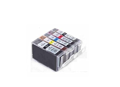 Price comparison product image C63® - CLI8 / PGI5 [WITH CHIP] - Multipack. Full Set of 5 Canon Compatible Printer Ink Cartridges for Canon Pixma MP500,  MP530,  MP600,  MP600R,  MP610,  MP800