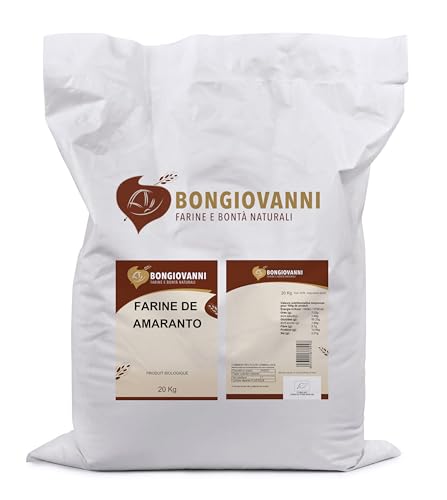 Bongiovanni Farine e Bonta' Naturali Harina de Amaranto 20Kg Bio sin Gluten 20000 g