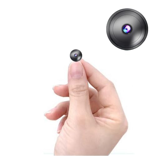 Only 0.9 inch Hidden Camera with Audio/Video Mini Small Spy Cameras Home Indoor Use Night Vision Motion Detection Baby Monitor Wireless Outdoor Nanny espias ocultas WiFi Security Secret (Ultra mini)