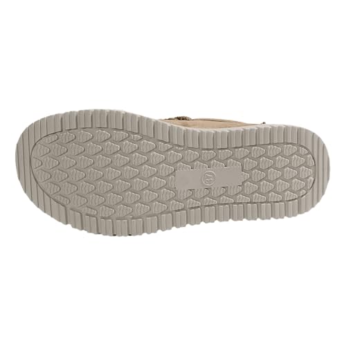 Women's Suede Moccasin Low-Top Chunky-Sole Loafers Slip-On Lace-Up Comfortable Anti-Slip Fashion Flat Casual Sneakers3