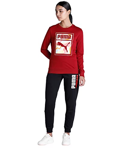 Image of Puma Women Cotton Crew Neck Sweatshirt