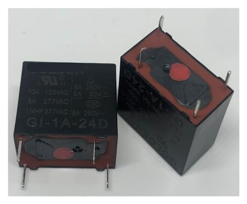 Relé GI-1A-12D de 4 pines y 12V para proyectos de domótica y automatización del hogar