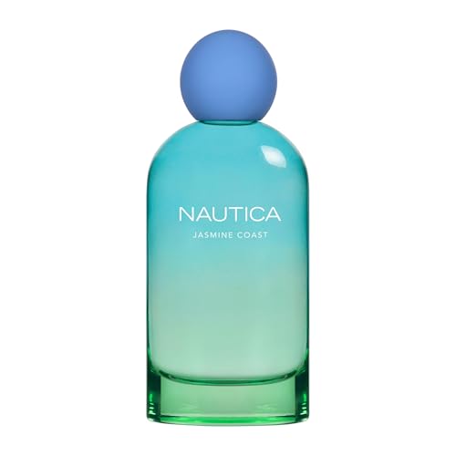 Nautica for Her Jasmine Coast Eau De Parfum, Profumo Mood-Boosting, Calmo & Rilassante, Fragranza Floreale-Fruttata, Formula Vegana, Fragranza a Lunga Durata 100ml