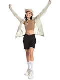 Wespornow Damen-Zip-Off-Wanderhose-Trekkinghose Atmungsaktiv Schnell Trockend Outdoorhose Abnehmbar Funktionshose Stretch Sommer Hosen (Schwarz, M)