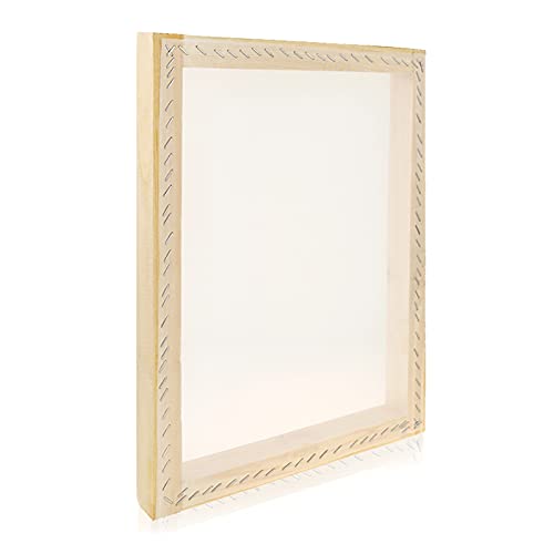 Caydo 6 Pieces 3 Size Wood Silk Screen Printing Frame With Mesh For Screen Printing, 10 X 14 Inch, 8 X 12 Inch, 6 X 10 Inch #TOP5