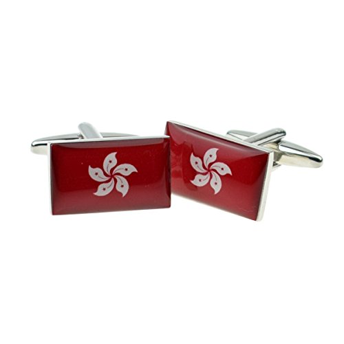 Gemelos para hombre bandera Hong Kong talla única miniatura 1