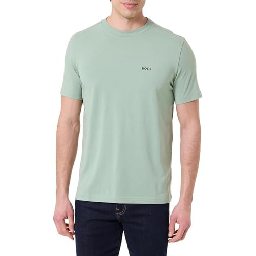 BOSS Men's T-Shirt, Open Green 359, L