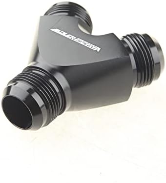 AN-16 16 AN To AN16 to 16AN Y Block Adapter Aluminum Fuel Fitting Black