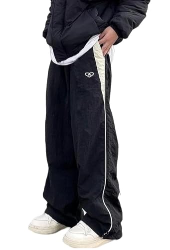 【み】VINTAGE EFFECT TRACK PANTS Amazon.com: MAVQX Unisex Y2k Sweatpants Vintage Baggy Pants Hip