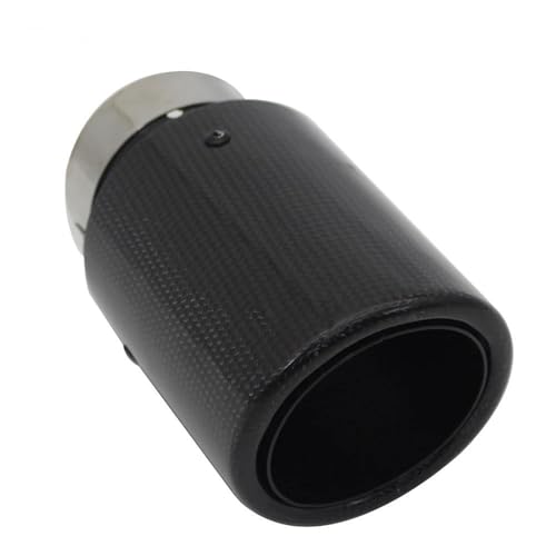 Silencieux d'échappement universel en acier inox brillant anti-corrosion pour buse 77mm-101mm
