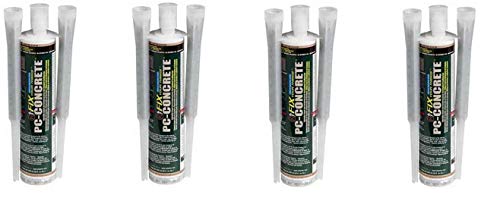 PC Products 72561 PC-Concrete Two-Part Epoxy Adhesive Paste for Anchoring and Crack Repair, 8.6 oz Cartridge, Gray (F?ur ???k)