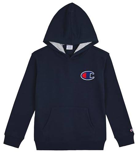 Image of Champion boys Graphic Hoodie Pullover Sweatshirt for Kids With Stylish Embellishments