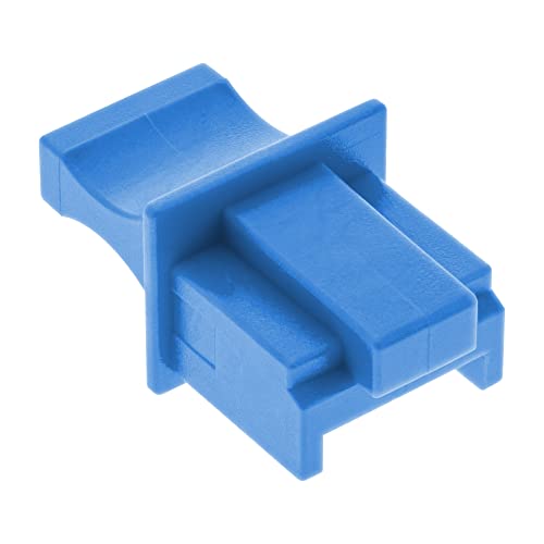 Tapones RJ45 InLine 59942D en lote de 100 unidades color azul para cables