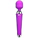 CNHIDEE Massager Wand Magic Body Cellulite Foot Neck Back Head Massage Mini Cordless Vibrating Handheld Portable Waterproof Multi Speed 10X Rechargeable Silicone Muscle Sport Recovery (Purple)