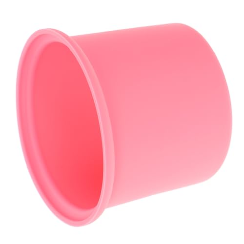 Hemobllo Cuenco Calentador de Cera para Depilación de Silicona Rosa 200 Ml Pequeño Antiadherente Reutilizable para Uso Profesional y Doméstico Accesorio de Repuesto