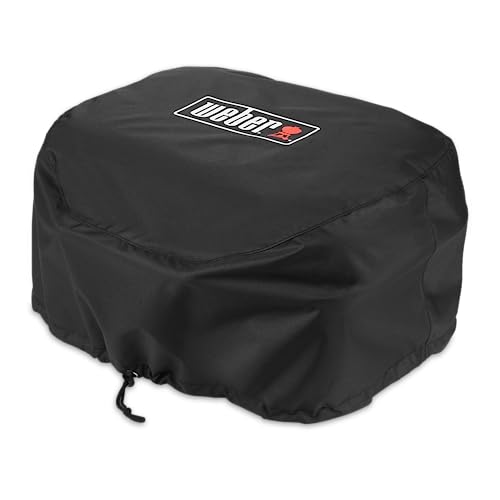 Weber Premium BBQ Cover/For Lumin & Lumin Compact Electric Barbecues, Waterproof UV-Resistant Material, Heavy Duty Polyester with Drawstring Fit for Secure Outdoor Protection