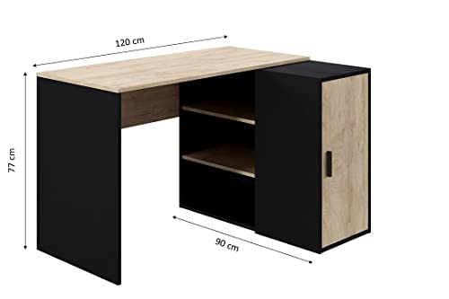 Amazon Brand - Scrivania Lodi Movian ad angolo con...