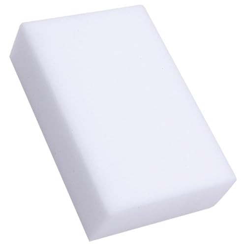 Generic 10 pc Sponge Kitchen -Dirt Eraser Sponge Cleaning with Water Only DIY Cuttable Soft Sponges White