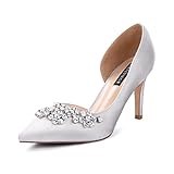 Stil: bequeme Pumps mit mittlerem Absatz für Hochzeit und Party, gut passend zu allen Arten von Kleidern