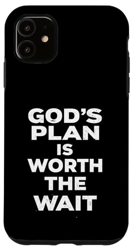 God's Plan Is Worth The Wait Jesus Christ �L���X�g���̈��p �X�}�z�P�[�X iPhone 11 �p
