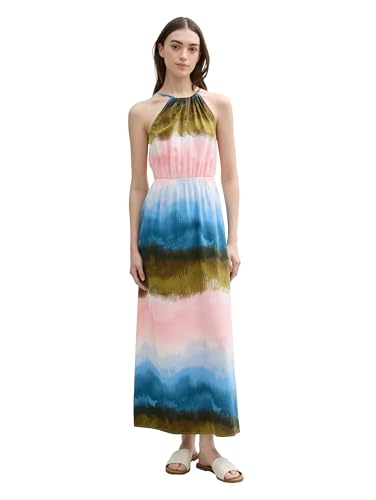 Tom Tailor Denim 1046646 Robe Femme décontractée en coton et lin