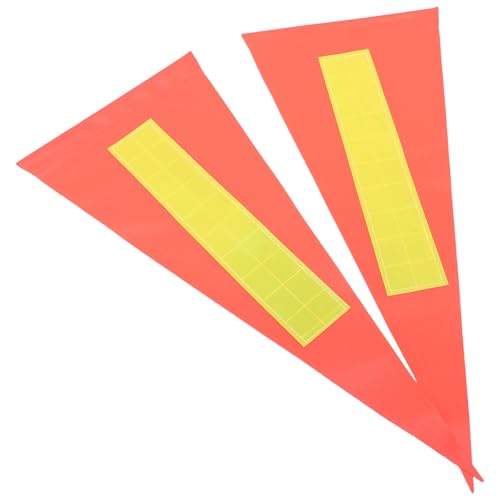 Bandera de seguridad para bicicleta infantil de PVC reflectante con diseño triangular de alta visibilidad