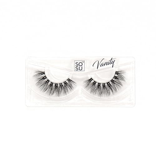 SOSU Cosmetics 7 Deadly Sins Desire - Luxury False Eyelashes for Dramatic Volume & Definition - Reusable & Lightweight - Easy to Apply - Image 3