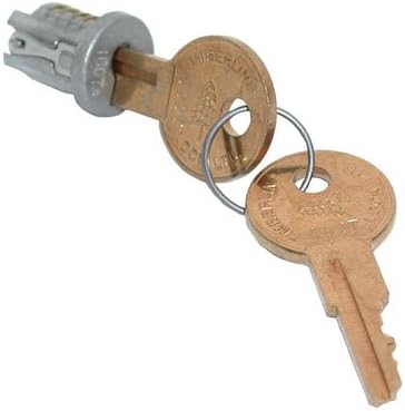 Timberline Lock Plug Satin Nickel Keyed Alike Key Number 100 (4)