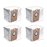 Paquete de 4 y 10 bolsas de polvo para aspiradora robot Cleanova W11, accesorios esenciales para hogares limpios (paquete de 4)