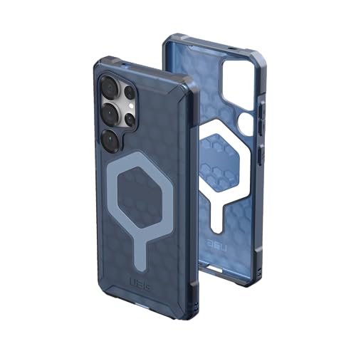 URBAN ARMOR GEAR UAG Designed for Samsung Galaxy S25 Ultra Case 6.9' Essential Armor - Compatible with Magnetic Charging Rugged Military Drop Tested Anti-Slip Protective Cover, Cloud Blue