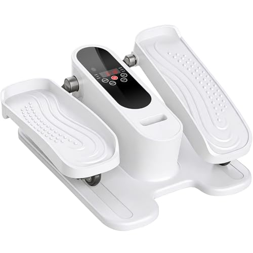 Image of Under Desk Elliptical Machine for Senior, Quiet Motorized Leg Exerciser with Smart Remote, Pedal Exerciser with Adjustable Speeds for Auto /Manual Modes, LCD Monitor, Easy to Use for Home Office