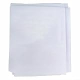Rete da giardino a maglia fine, 2,4 x 10 m, protezione dagli insetti per piante e patio, barriera in poliestere traspirante contro uccelli e insetti (bianco)