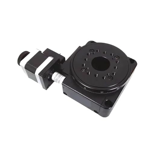 Electric Rotating Machine Optical Rotating Platform Motorized Rotation Stage 100MM Bearing Scale PX110-100(Ratio 90 of 1)