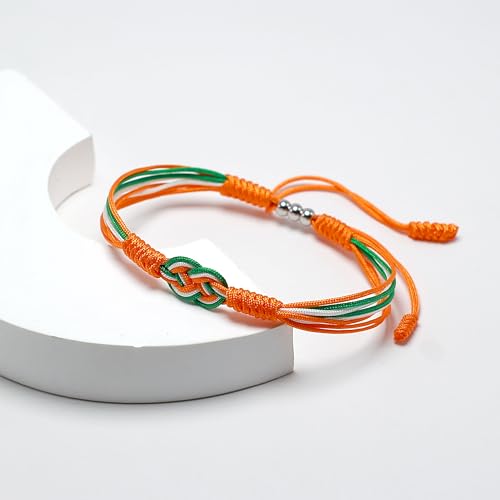 Pulsera con bandera de país color infinito unisex miniatura 4