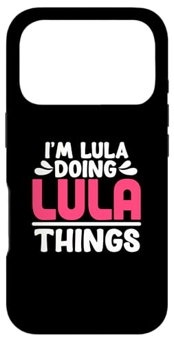 Image of Personalized First Name I'm Lula Doing Lula Things Case for iPhone 17 Pro
