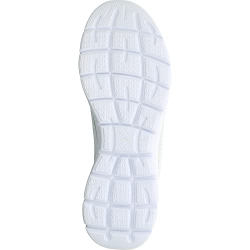 Image of Skechers womens Summits Sneaker, White /Silver, 5 US, White /Silver, 5